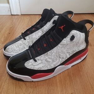 Mens Air Jordan Dub Zero 'Fire Red' Size 10 311046-162